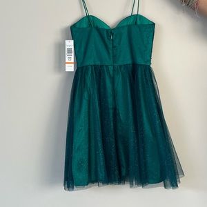 NWT emerald green sparkle dress